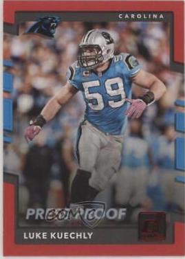 Luke Kuechly [Red Press Proof] #130