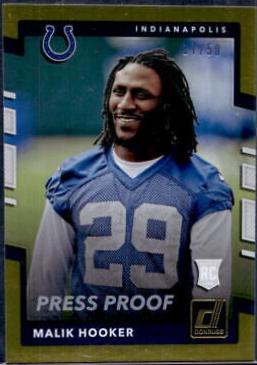 Malik Hooker [Gold Press Proof] #368