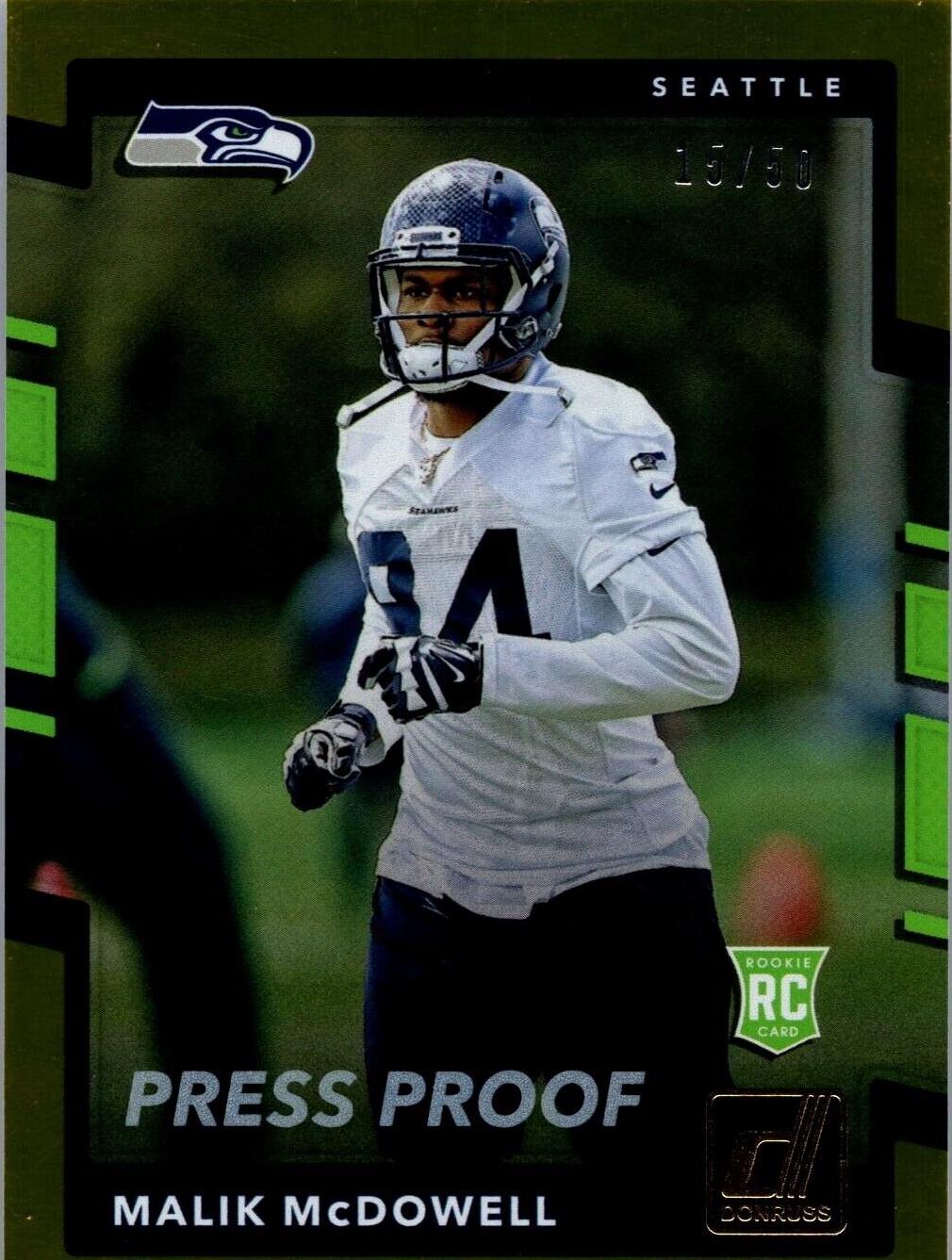 Malik McDowell [Gold Press Proof] #389