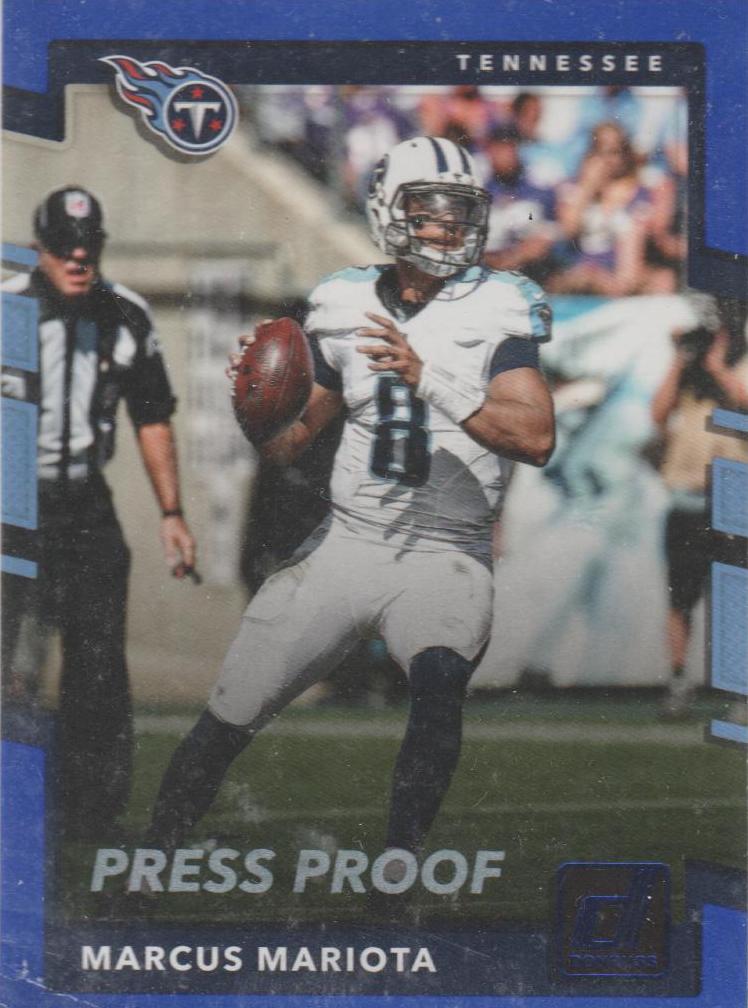 Marcus Mariota [Blue Press Proof] #214