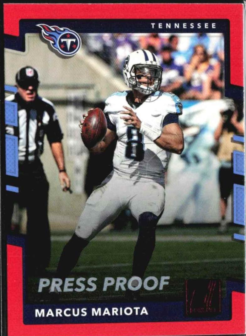 Marcus Mariota [Red Press Proof] #214