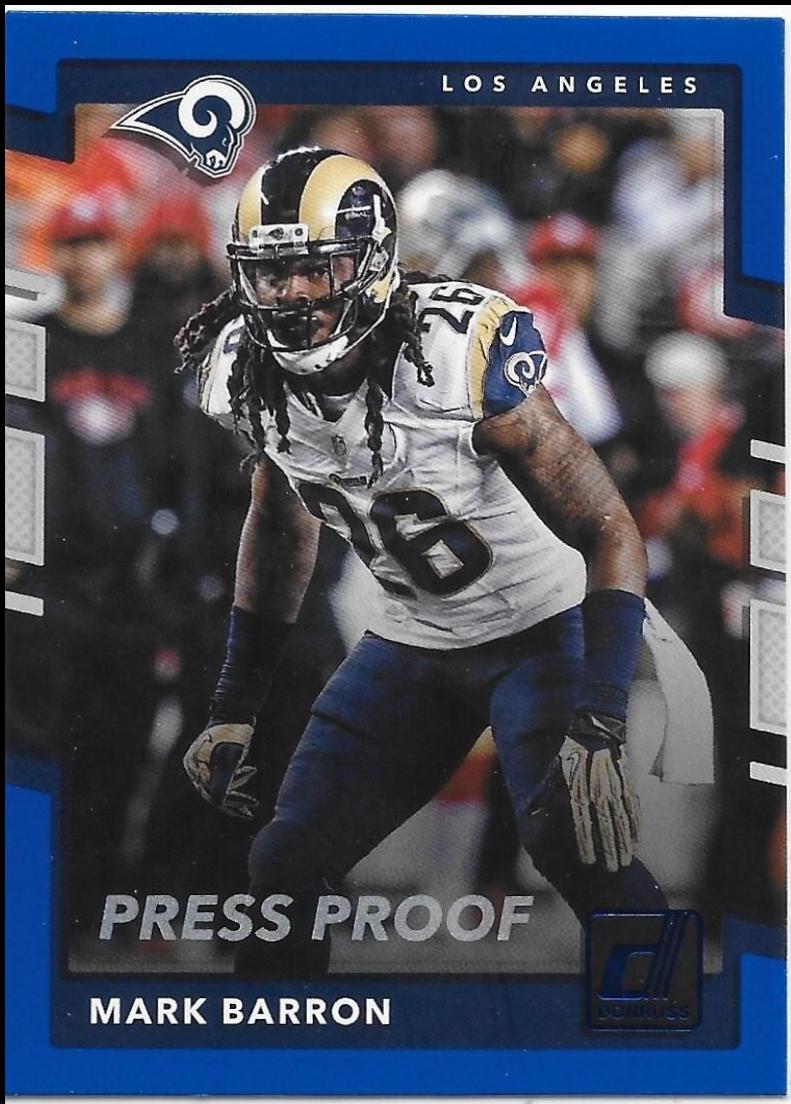 Mark Barron [Blue Press Proof] #257