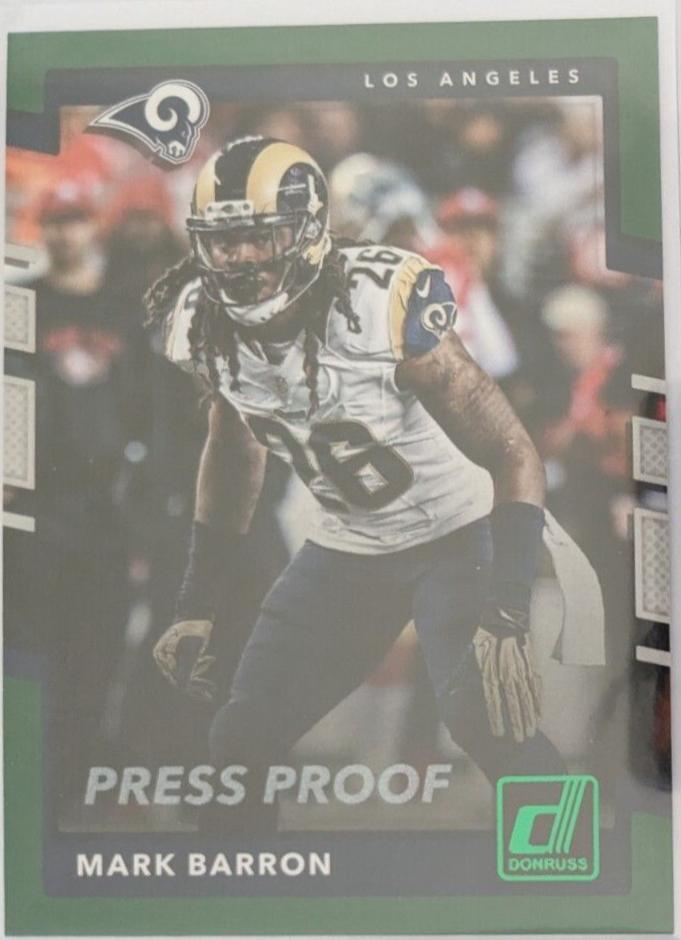 Mark Barron [Green Press Proof] #257