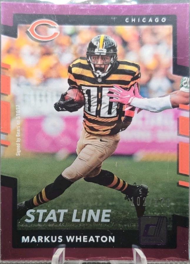 Markus Wheaton [Season Stat Line Press Proof] #127