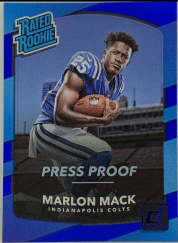 Marlon Mack [Blue Press Proof] #302