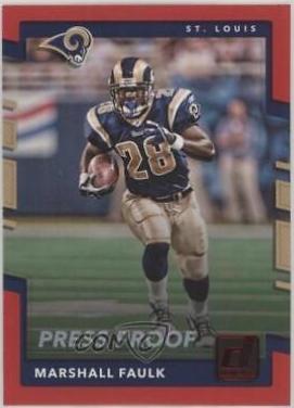 Marshall Faulk [Red Press Proof] #258