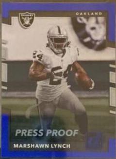 Marshawn Lynch [Blue Press Proof] #241