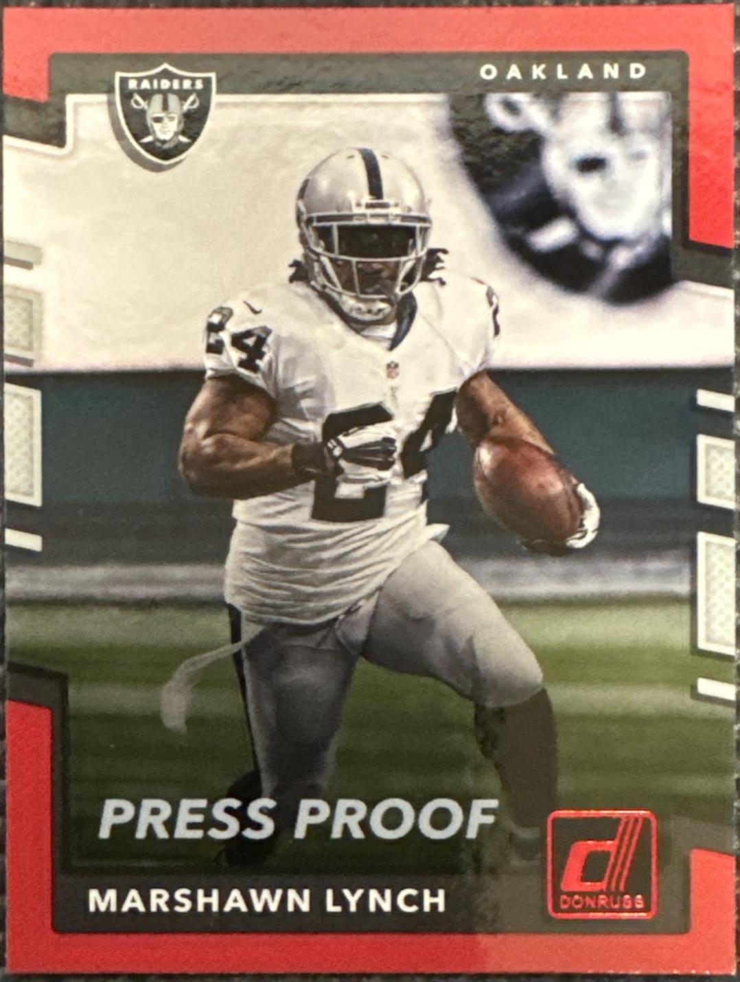 Marshawn Lynch [Red Press Proof] #241