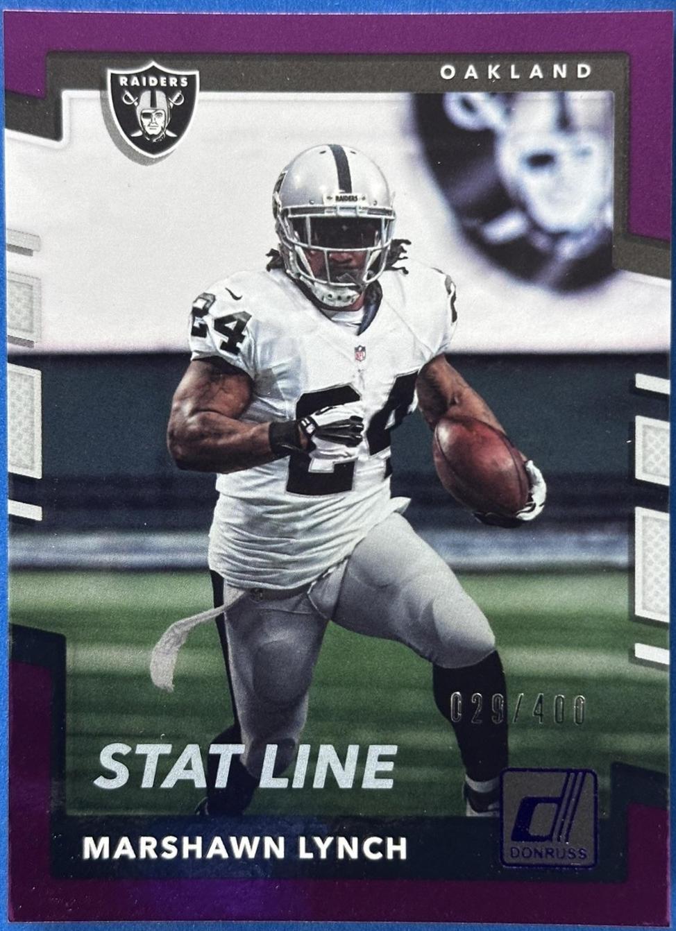 Marshawn Lynch [Season Stat Line Press Proof] #241