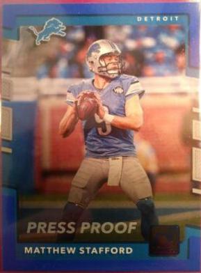Matthew Stafford [Blue Press Proof] #116