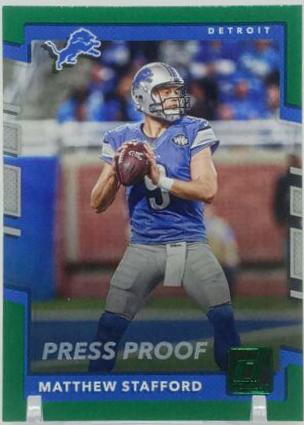 Matthew Stafford [Green Press Proof] #116