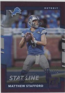 Matthew Stafford [Season Stat Line Press Proof] #116