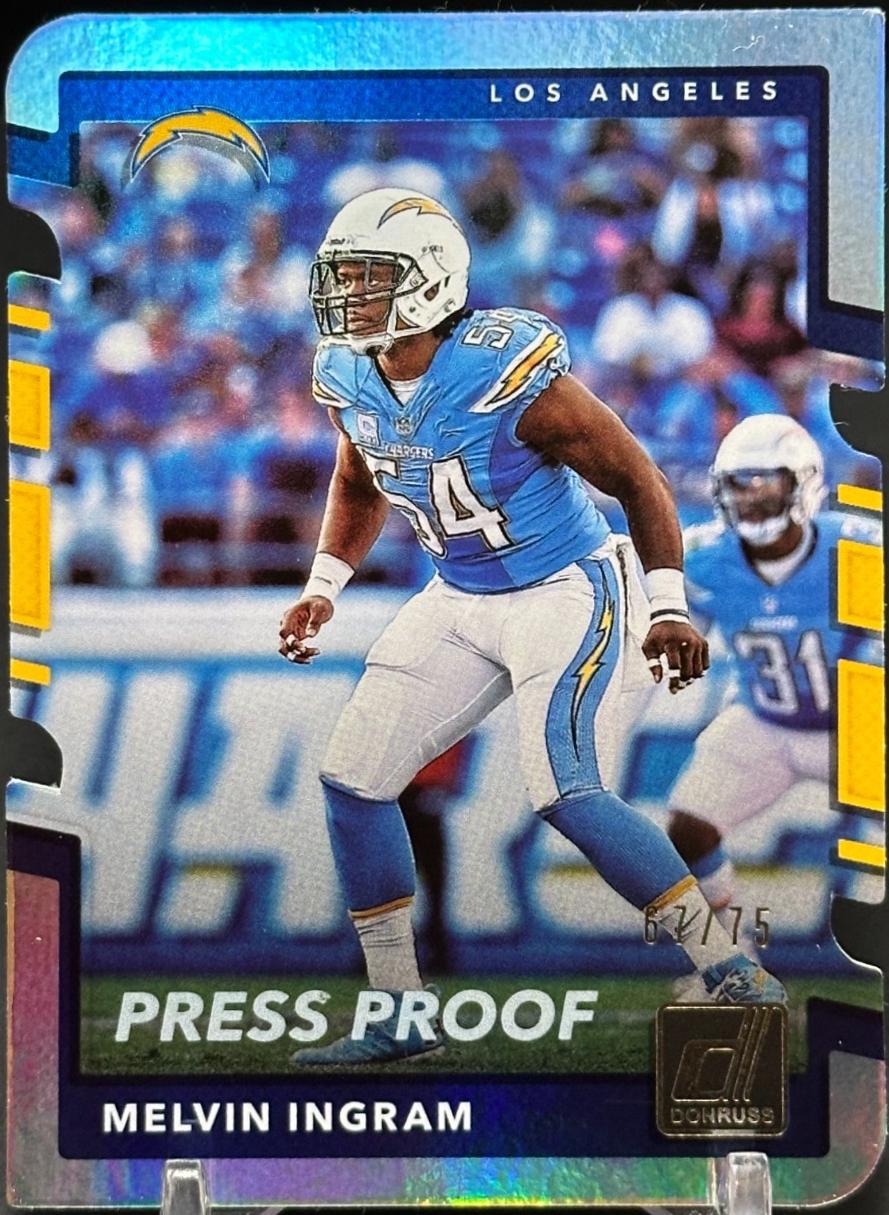 Melvin Ingram [Silver Die Cut Press Proof] #170