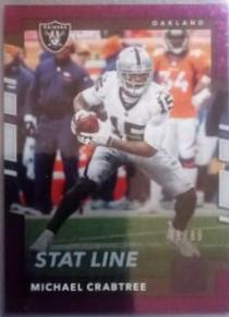 Michael Crabtree [Season Stat Line Press Proof] #183