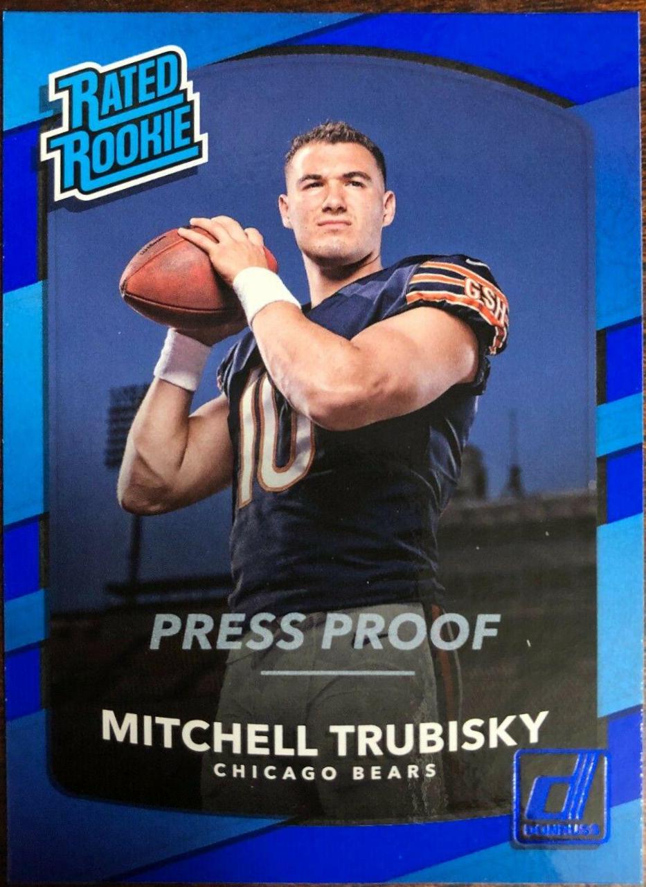 Mitchell Trubisky [Blue Press Proof] #328