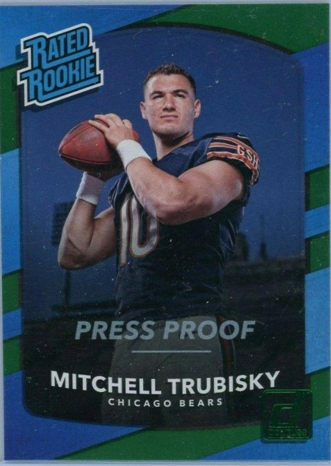 Mitchell Trubisky [Green Press Proof] #328