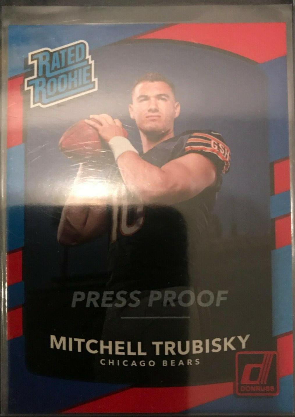 Mitchell Trubisky [Red Press Proof] #328