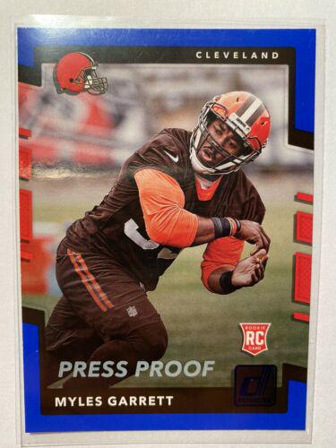 Myles Garrett [Blue Press Proof] #356