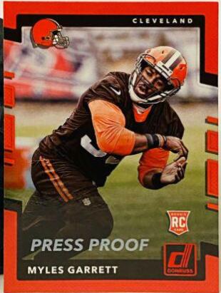 Myles Garrett [Red Press Proof] #356