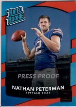 Nathan Peterman [Red Press Proof] #334