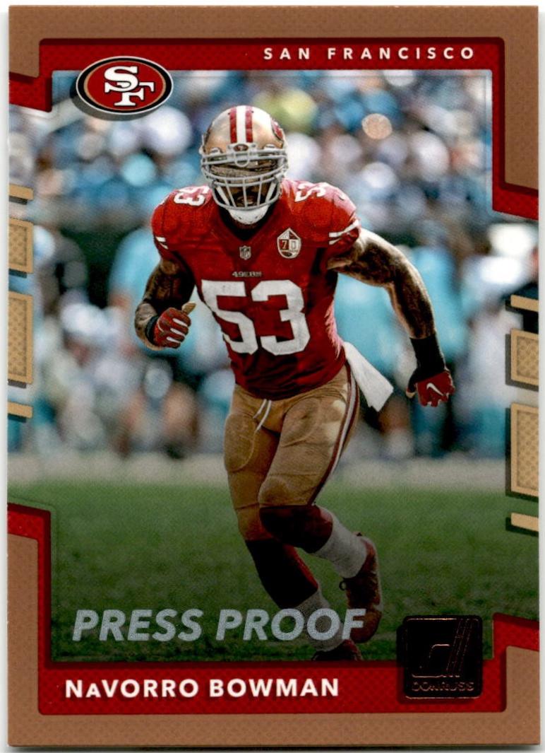 Navorro Bowman [Bronze Press Proof] #84