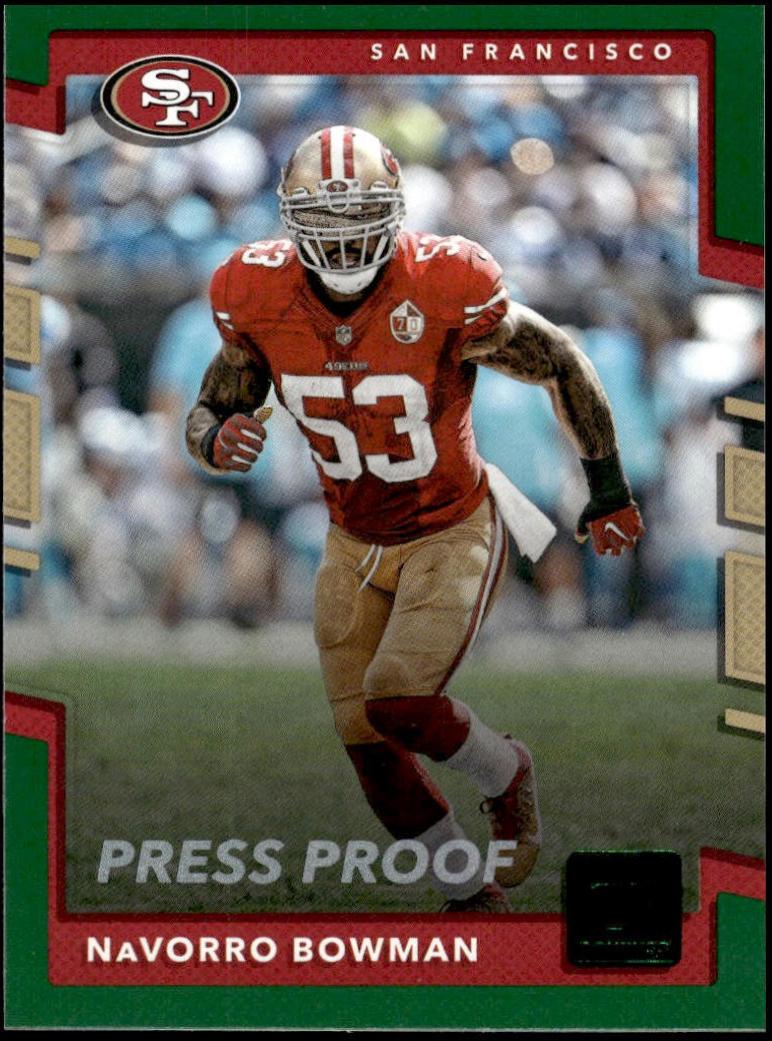 Navorro Bowman [Green Press Proof] #84