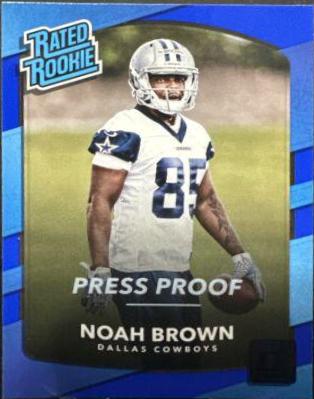 Noah Brown [Blue Press Proof] #341