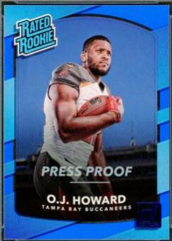 O.J. Howard [Blue Press Proof] #342