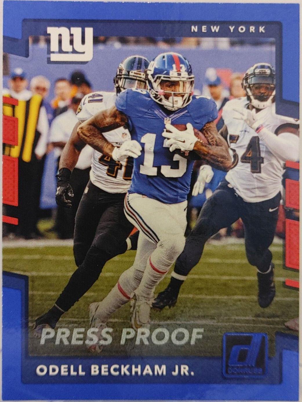 Odell Beckham Jr. [Blue Press Proof] #247