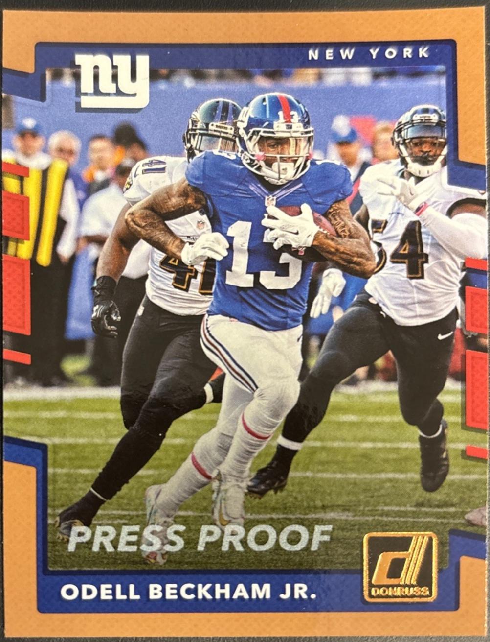 Odell Beckham Jr. [Bronze Press Proof] #247