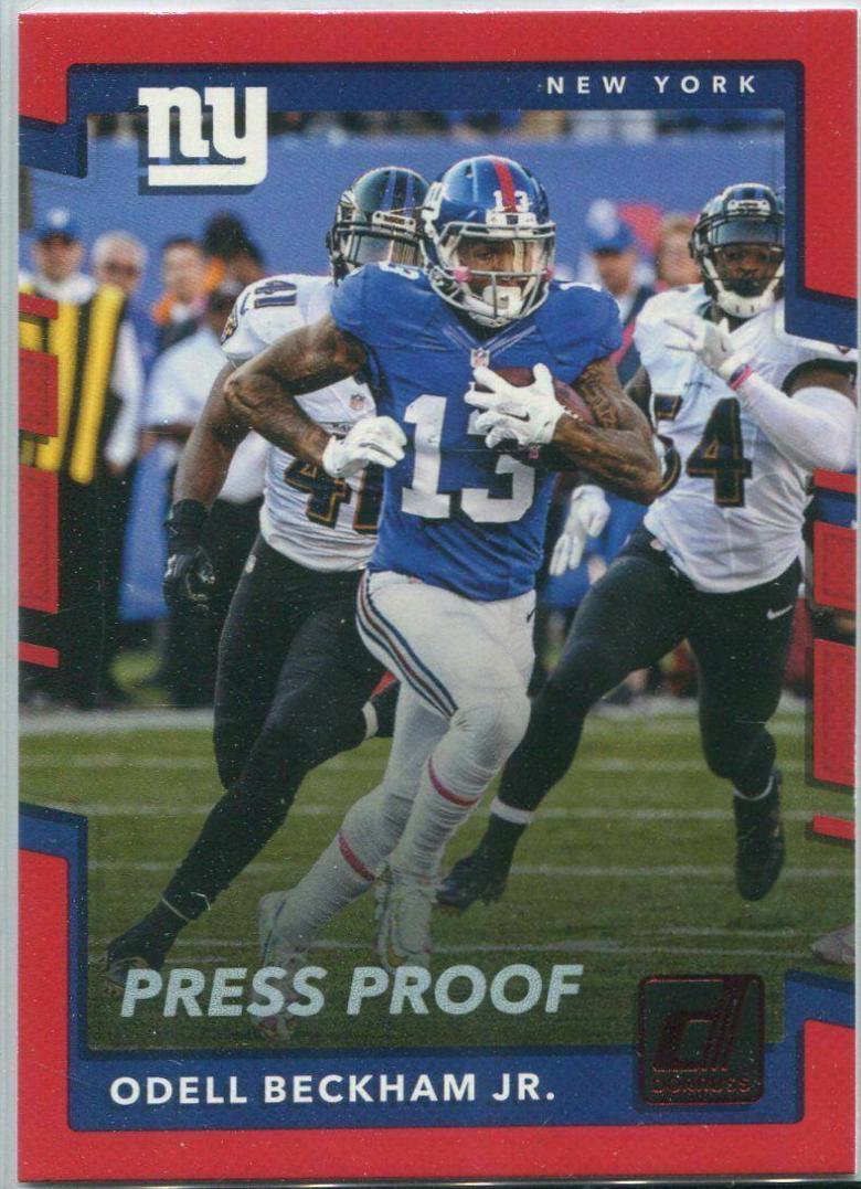 Odell Beckham Jr. [Red Press Proof] #247
