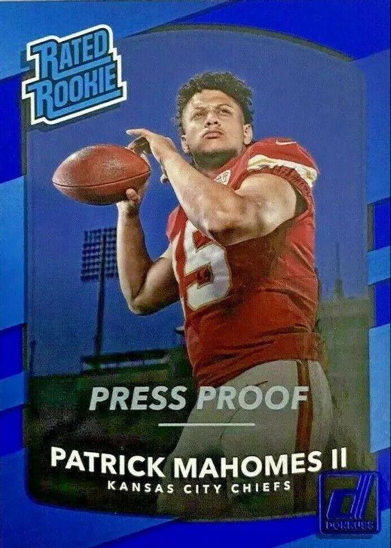 Patrick Mahomes II [Blue Press Proof] #327