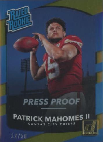 Patrick Mahomes II [Gold Press Proof] #327