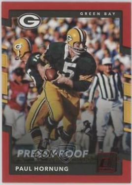 Paul Hornung [Red Press Proof] #118