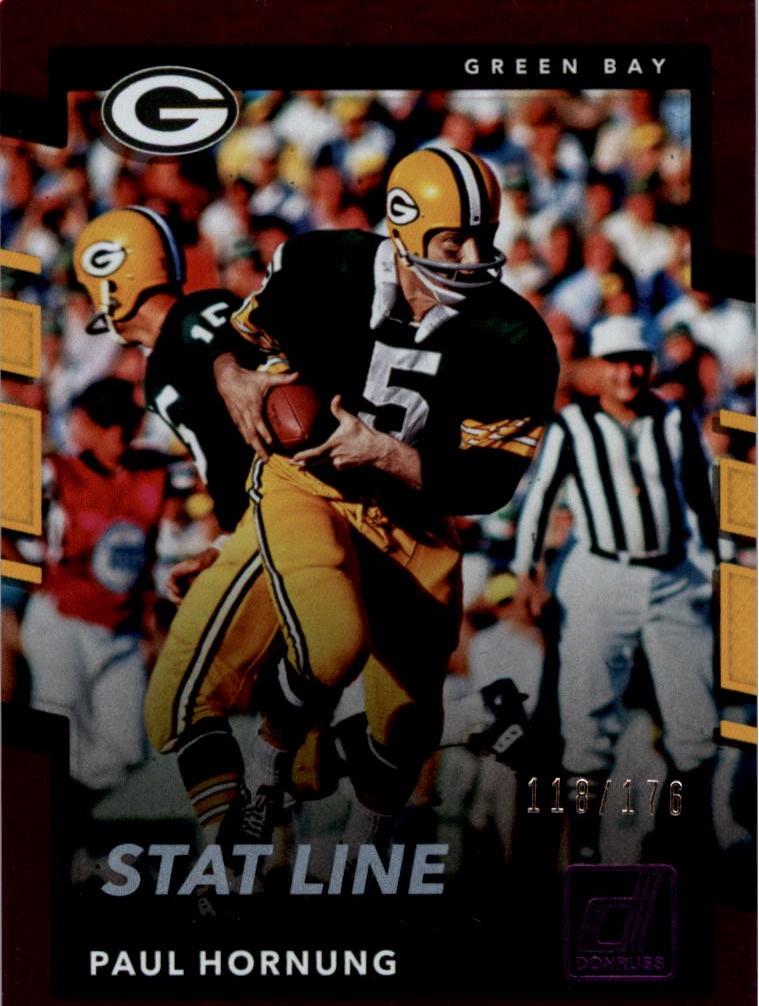 Paul Hornung [Season Stat Line Press Proof] #118