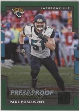 Paul Posluszny [Green Press Proof] #204