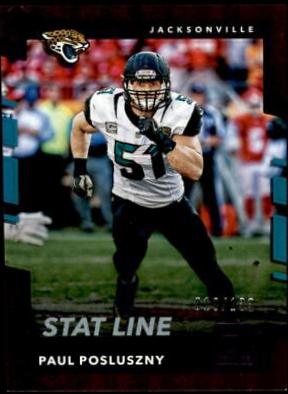 Paul Posluszny [Season Stat Line Press Proof] #204