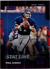 Phil Simms [Season Stat Line Press Proof] #23