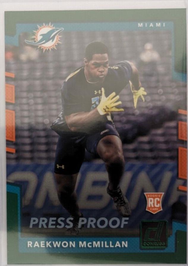 Raekwon McMillan [Green Press Proof] #381