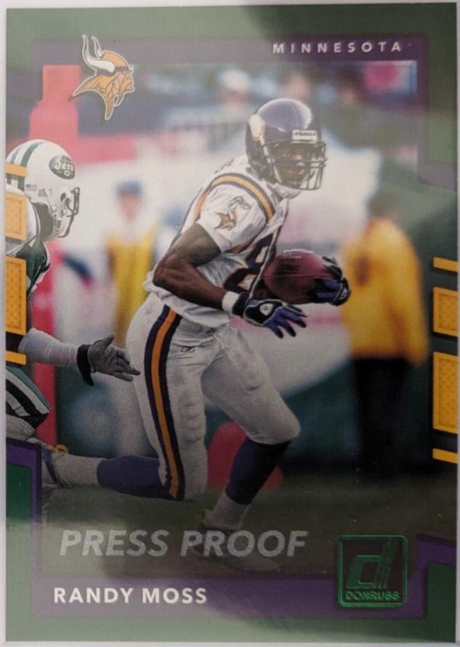 Randy Moss [Green Press Proof] #60