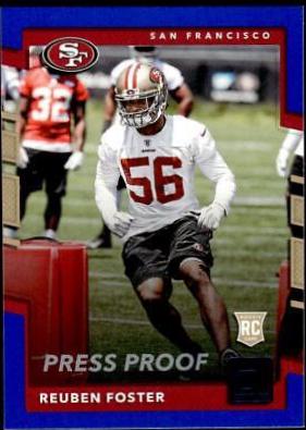Reuben Foster [Blue Press Proof] #382