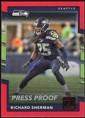 Richard Sherman [Red Press Proof] #4