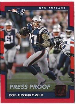 Rob Gronkowski [Red Press Proof] #25