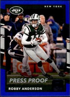 Robby Anderson [Blue Press Proof] #71