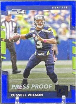 Russell Wilson [Blue Press Proof] #119