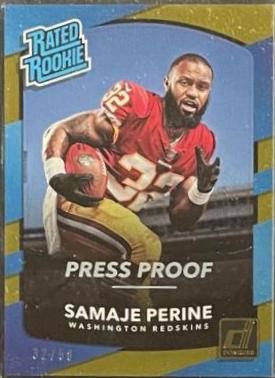 Samaje Perine [Gold Press Proof] #306