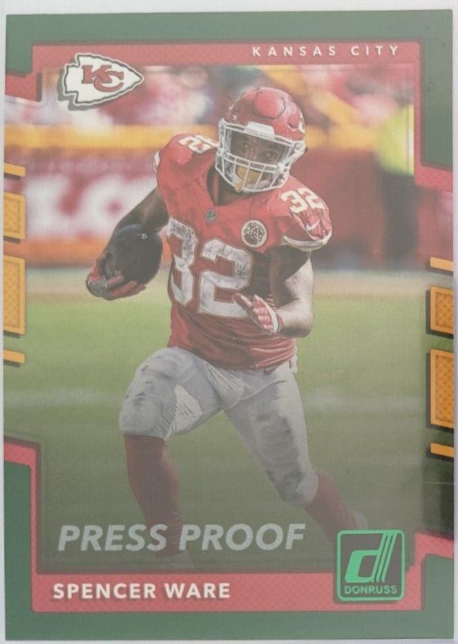 Spencer Ware [Green Press Proof] #124