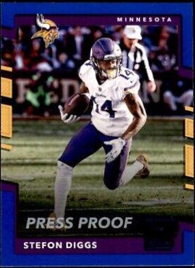 Stefon Diggs [Blue Press Proof] #285