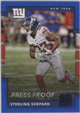 Sterling Shepard [Blue Press Proof] #246