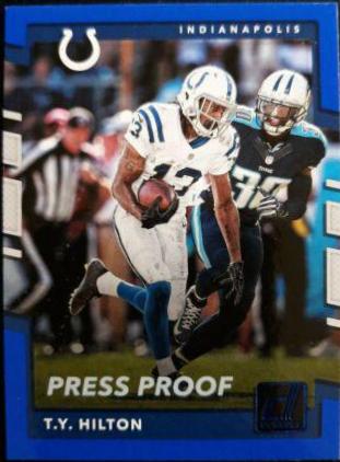 T.Y. Hilton [Blue Press Proof] #185